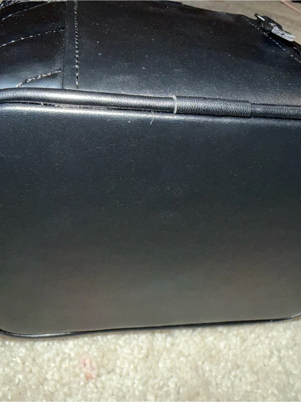 Saint Laurent Black Quilted Leather Cosmetic Case with Tonal YSL GWP